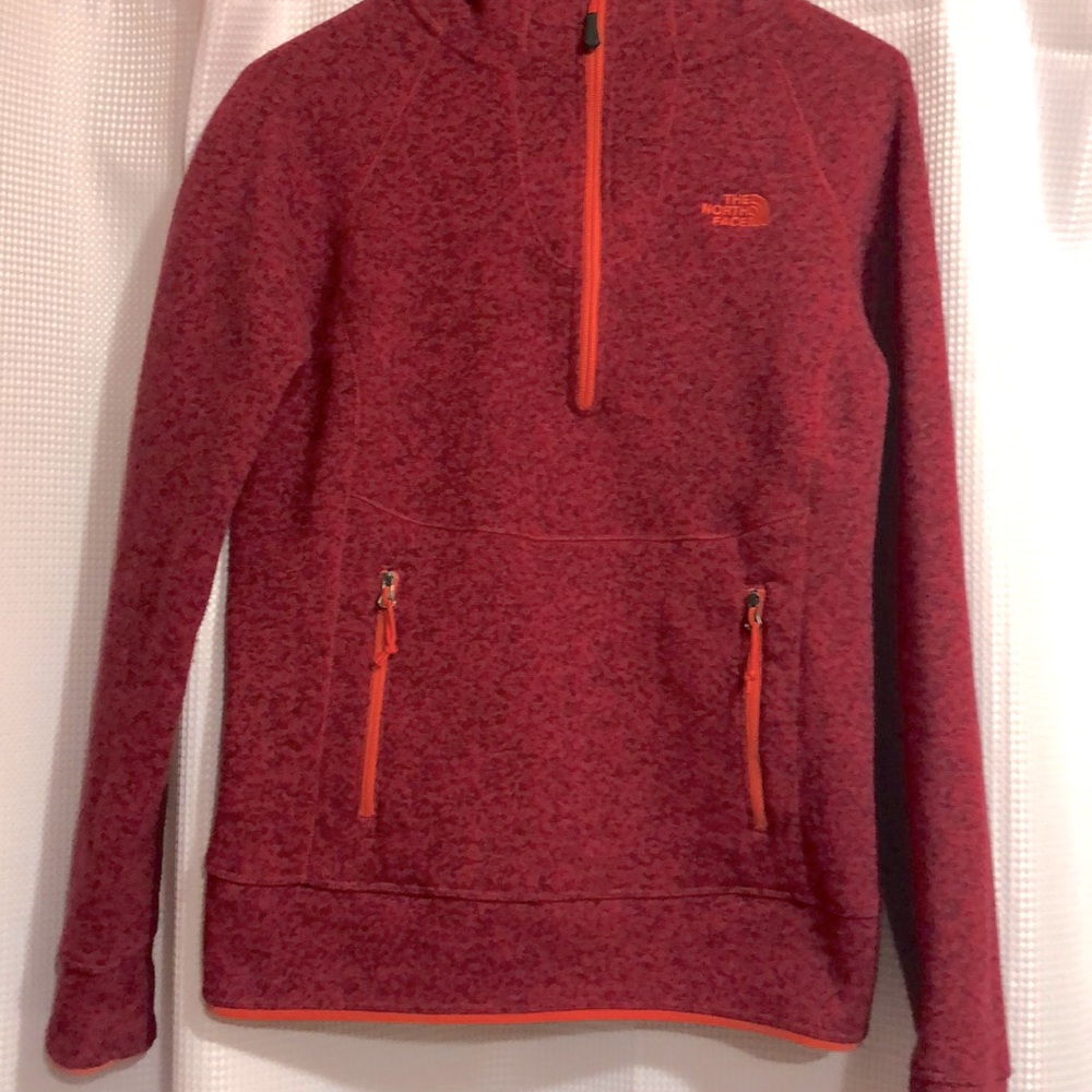 The NorthFace- Red Hoodie -S/P-Women